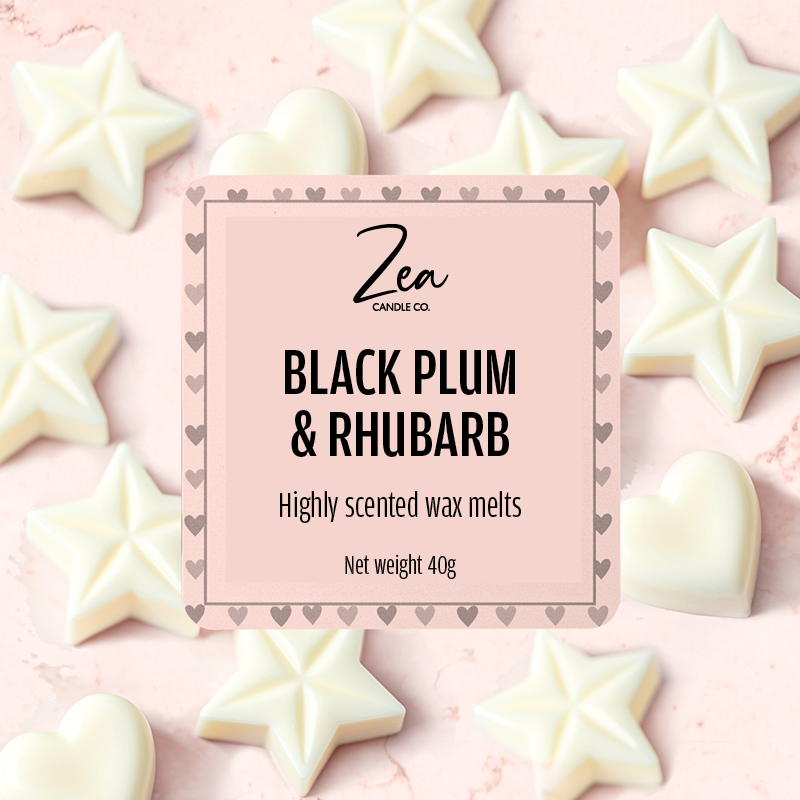 Black Plum & Rhubarb Highly Scented Wax Melts