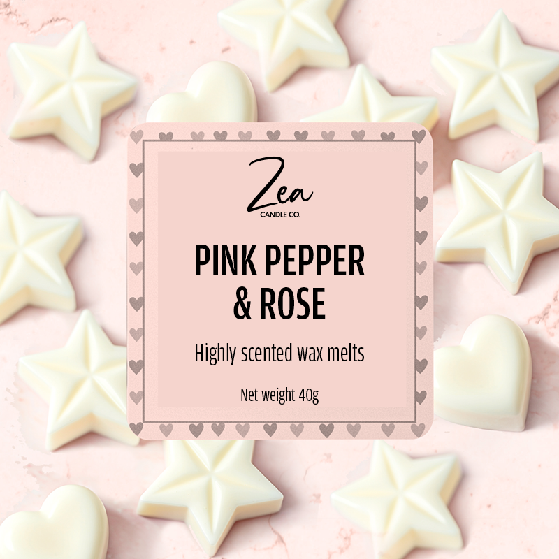 Pink Pepper & Rose Highly Scented Wax Melts