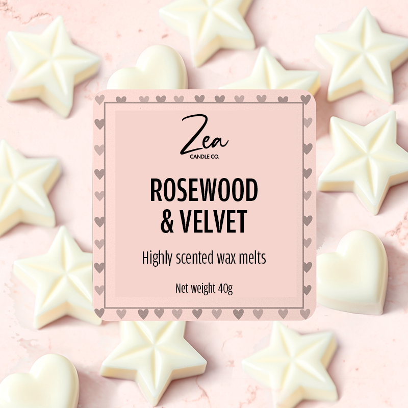 Rosewood & Velvet Highly Scented Wax Melts