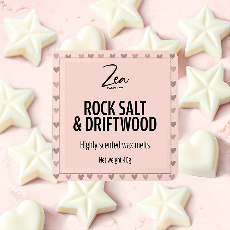 Rock Salt & Driftwood Highly Scented Wax Melts