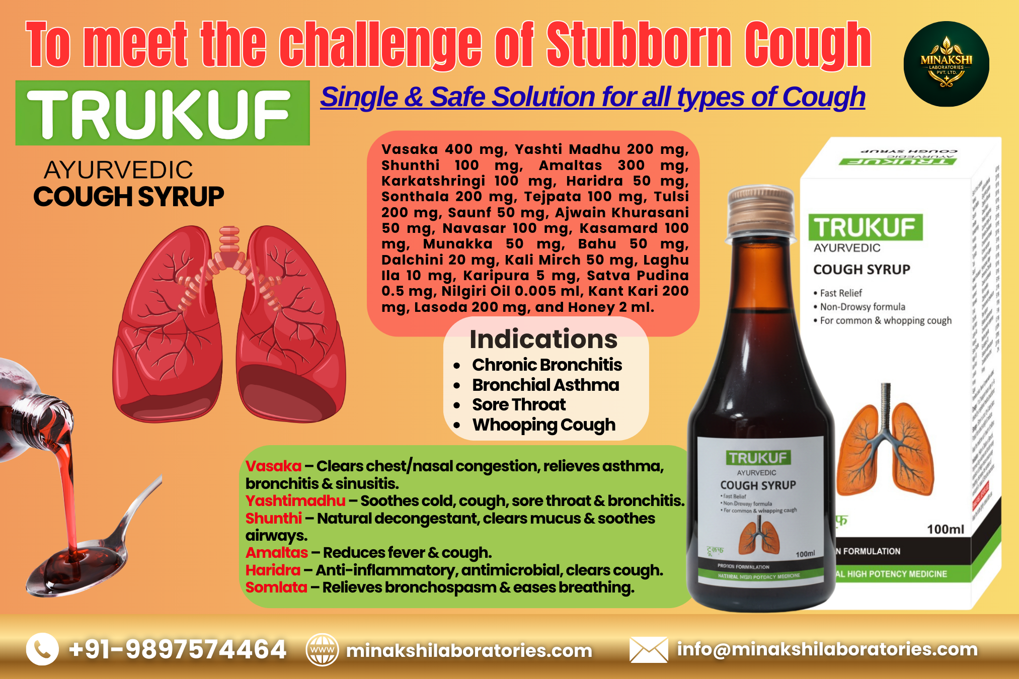 Trukuf Ayurvedic Cough Syrup