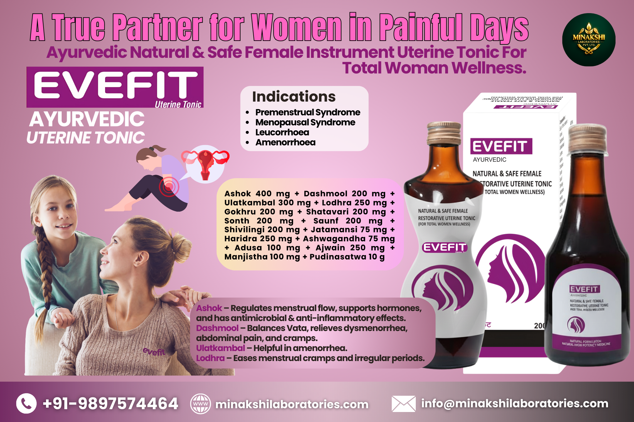 Evefit Ayurvedic Restorative Uterine Tonic