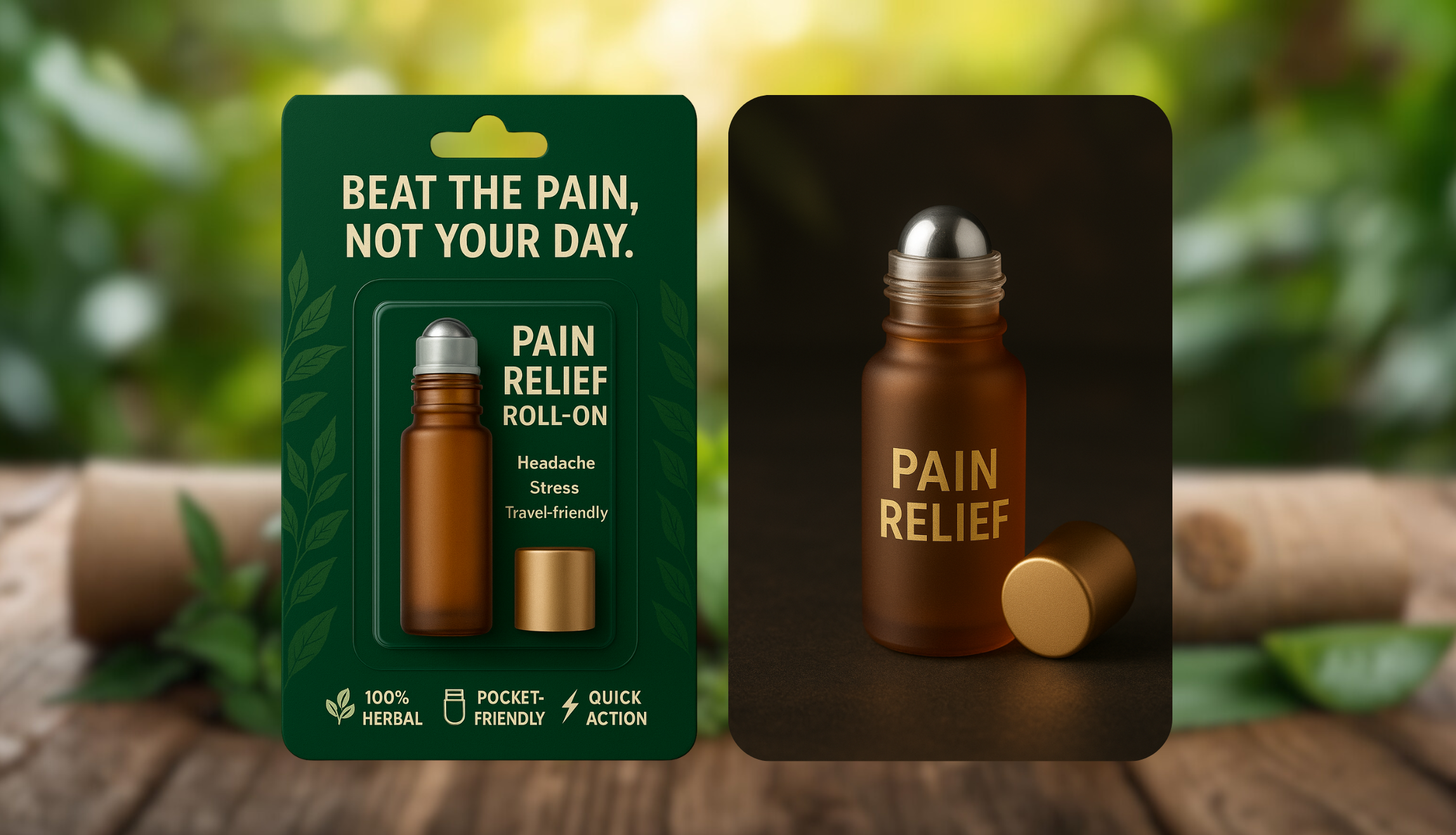 Pain Relief Roll-On | MIGRAINE GONE