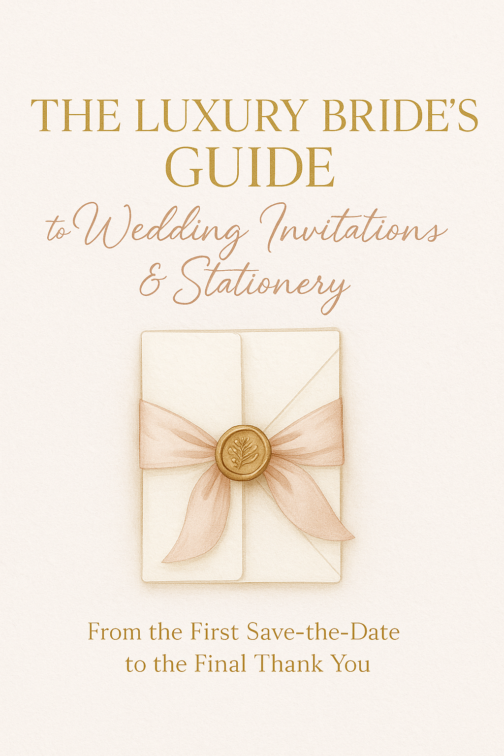 The Luxury Bride’s Guide to Wedding Invitations & Stationery