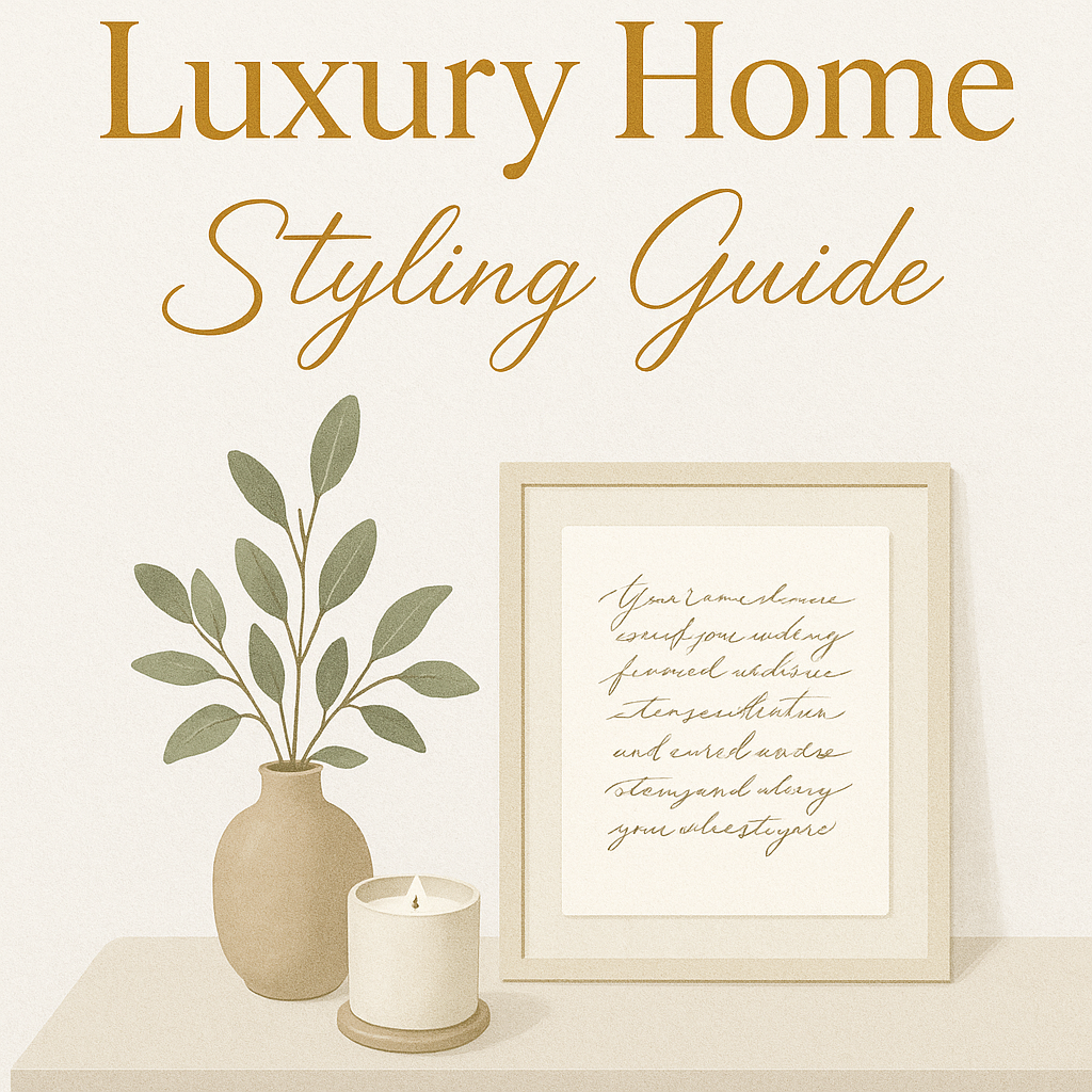 Luxury Home Styling Guide