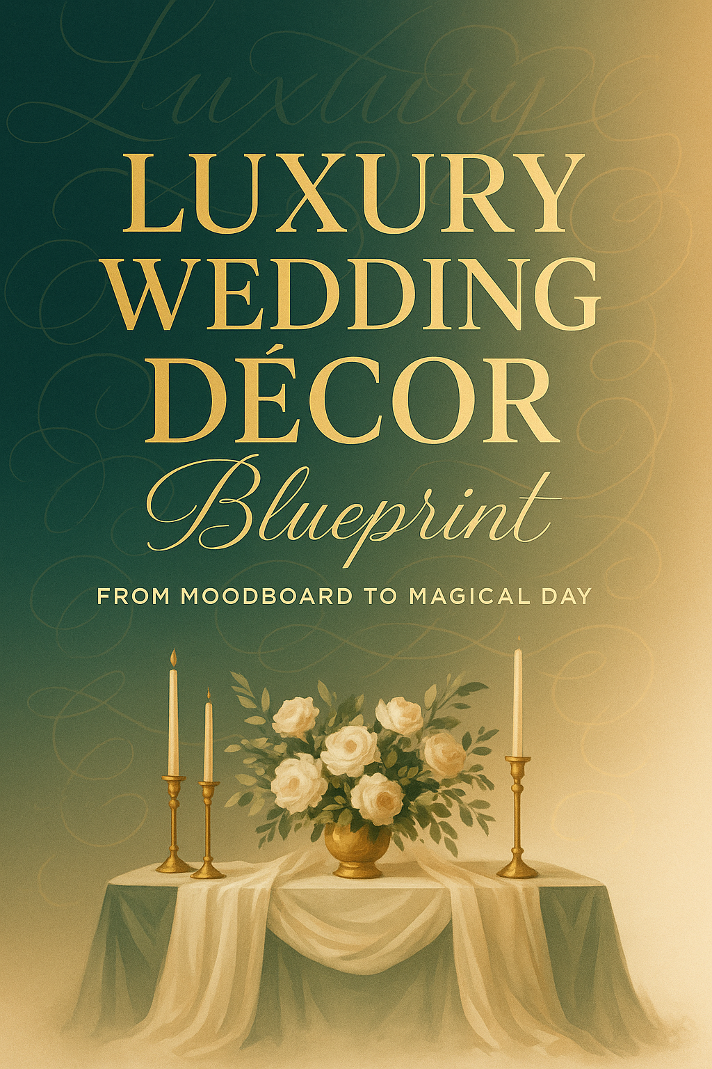 Luxury Wedding Décor Blueprint
