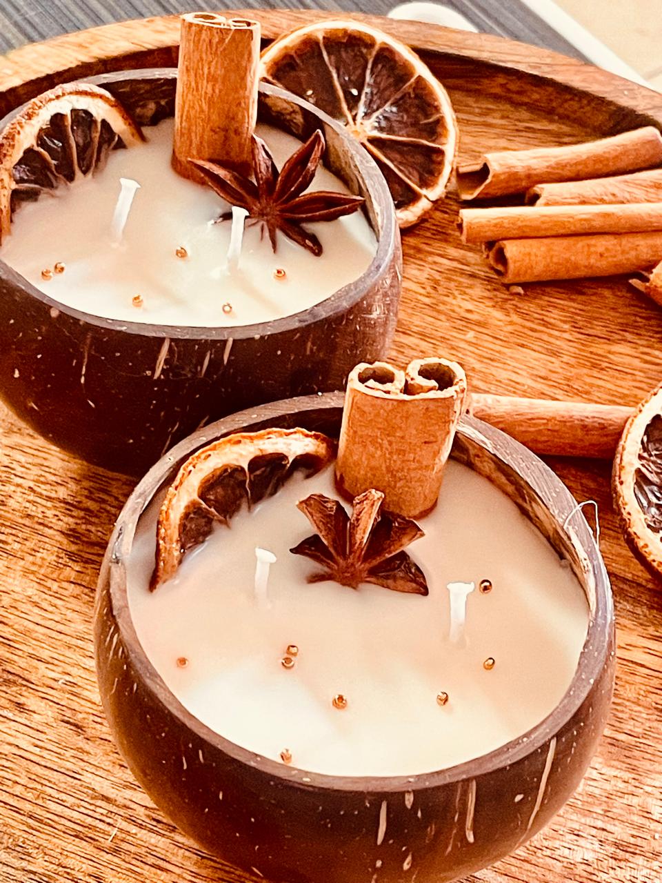 Coconut Shell Scented Candle