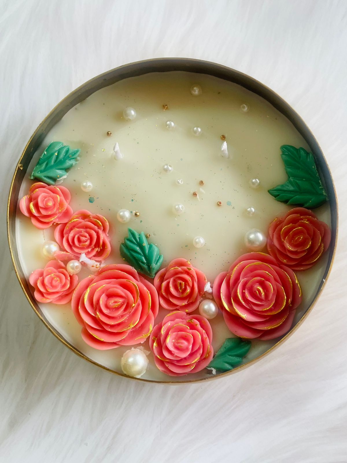 Metal Urli Scented Candle - Floral Aura