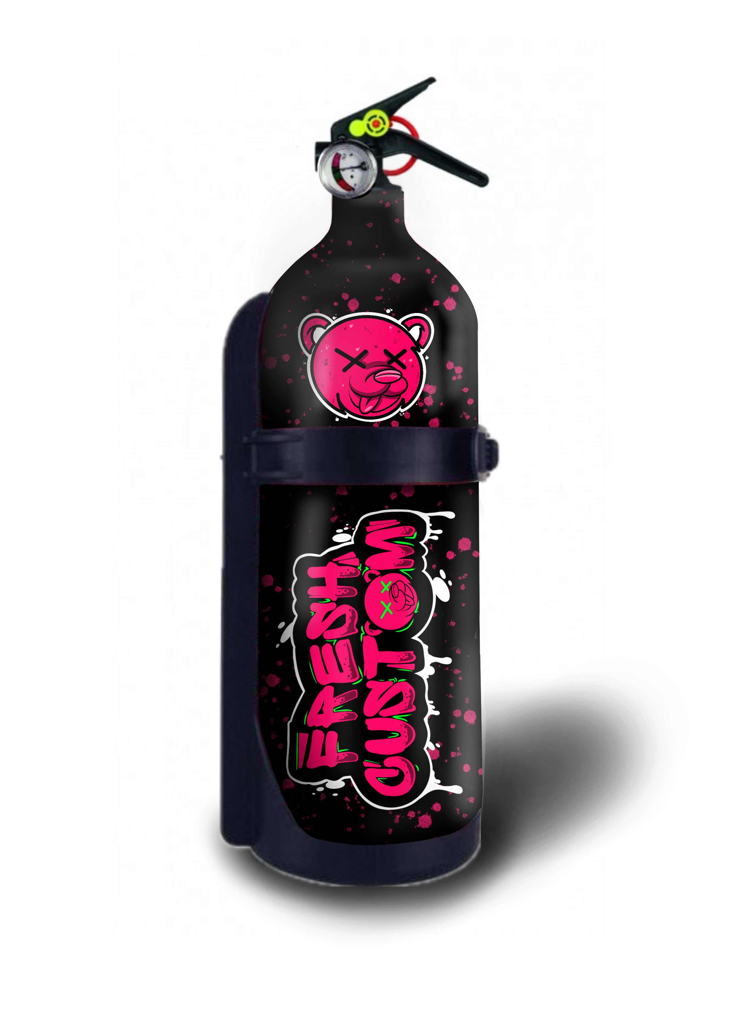 Extincteur Personnalisé 1KG avec manomètre