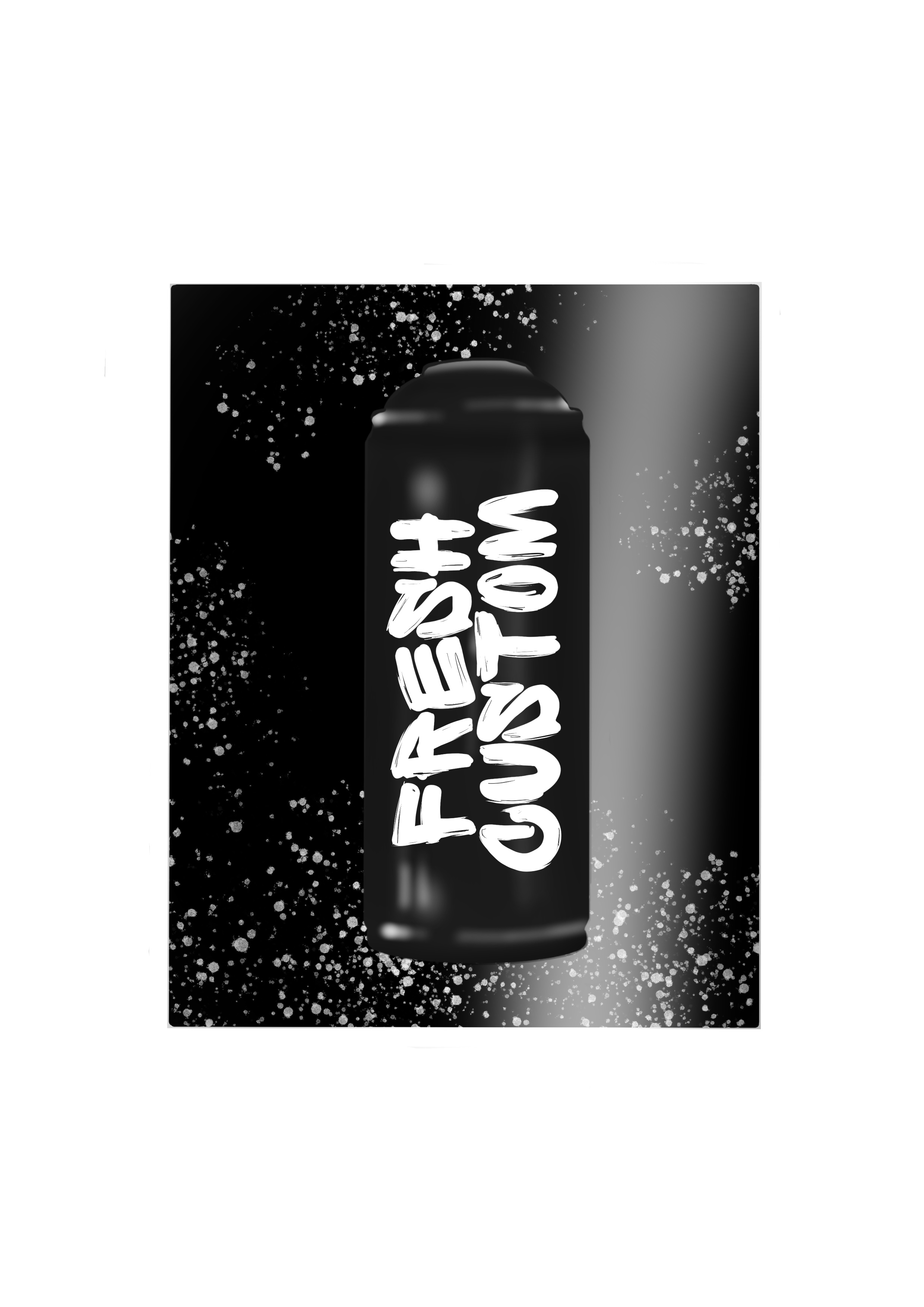 Toile bombe de peinture