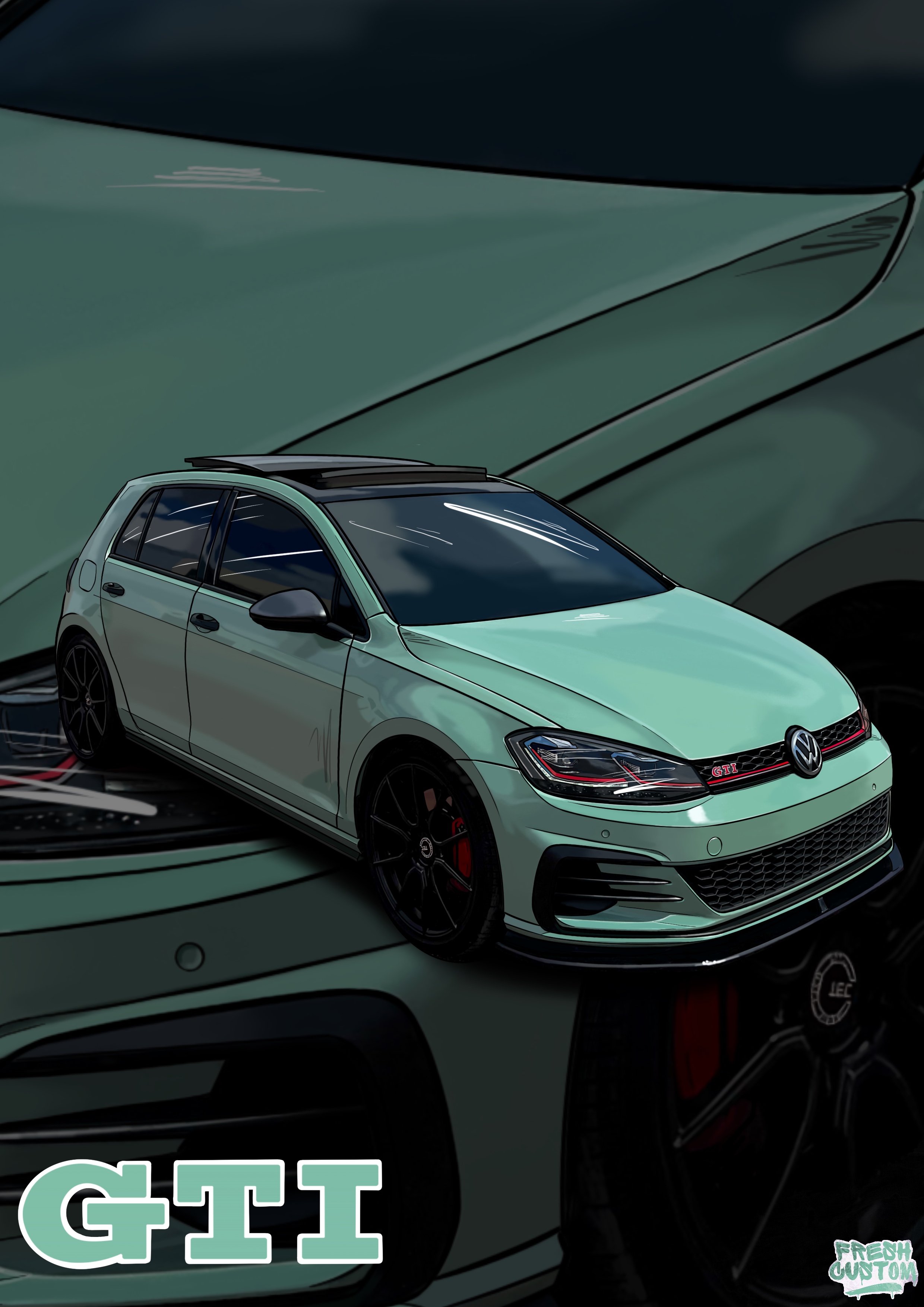 Illustrations automobile