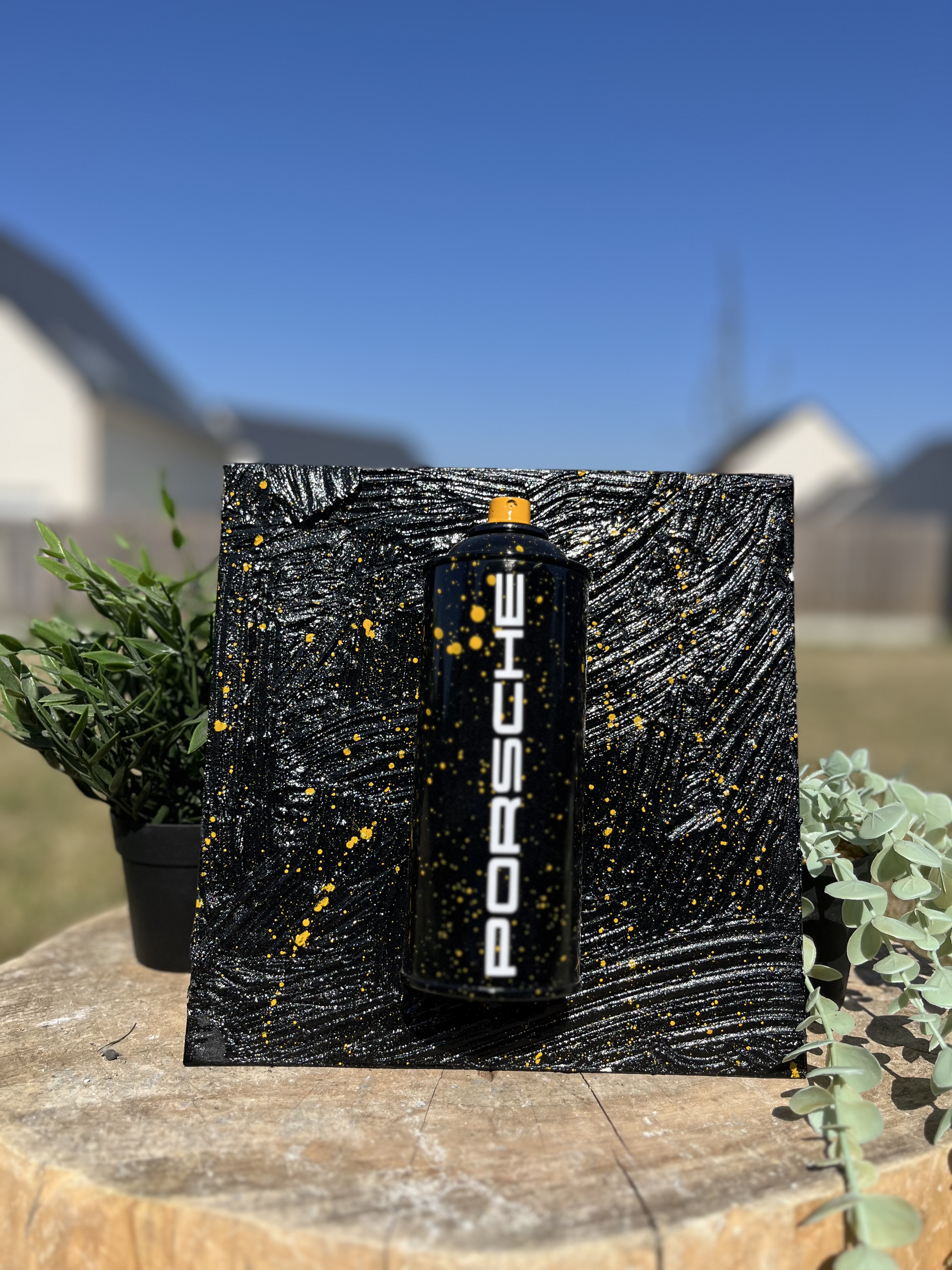 Toile Bombe PORSCHE 3D