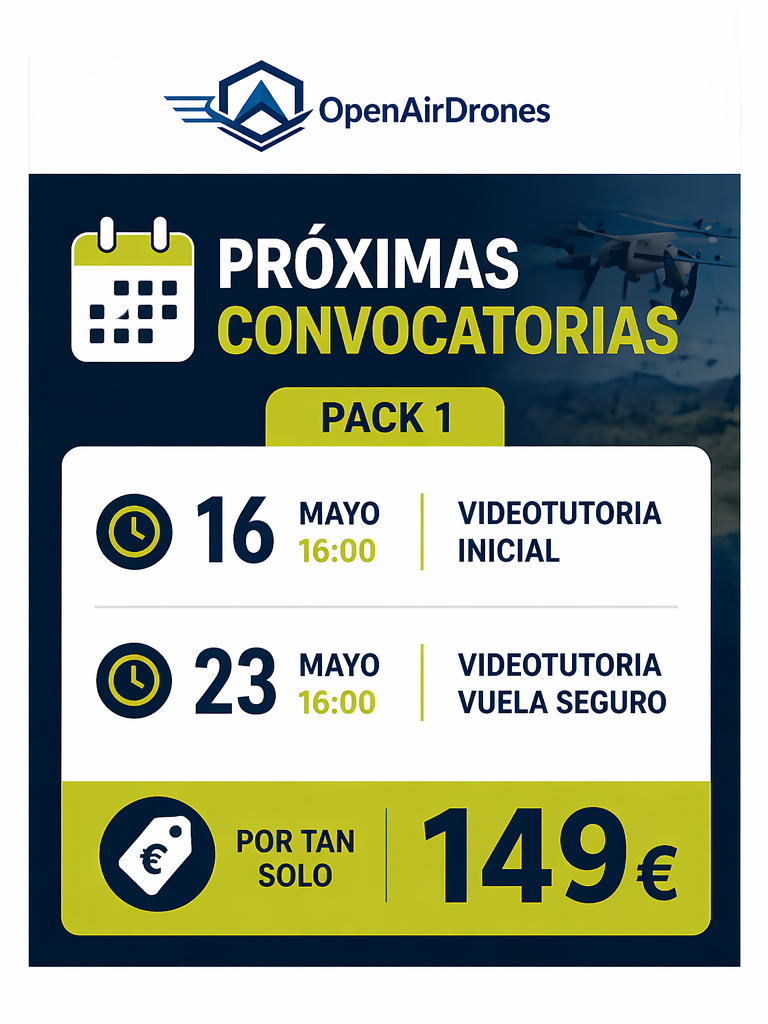 PACK 1 - Piloto UAS + Vuela Seguro
