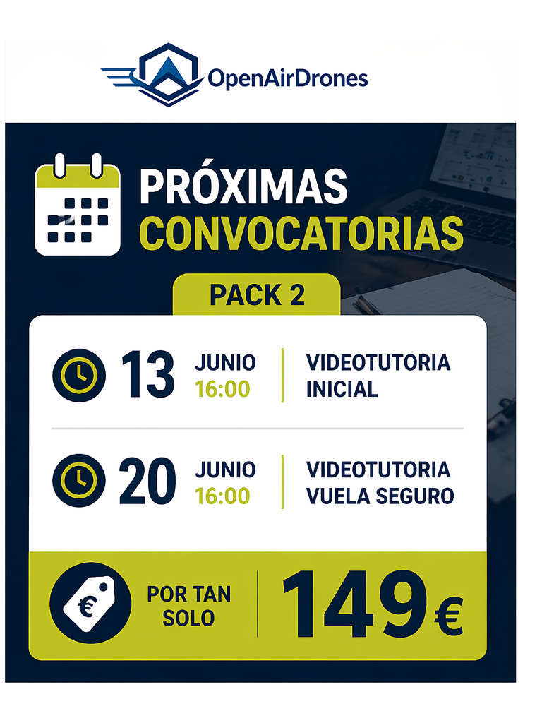 PACK 2 - Piloto UAS + Vuela Seguro