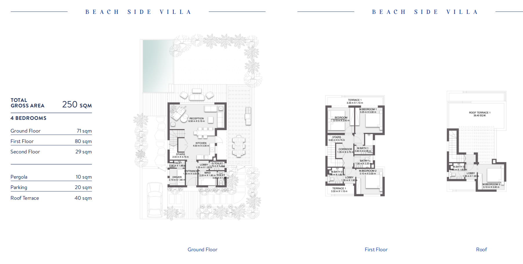 🌊 Elegant 4-Bedroom Beach Coastal Villa with Roof Terrace 