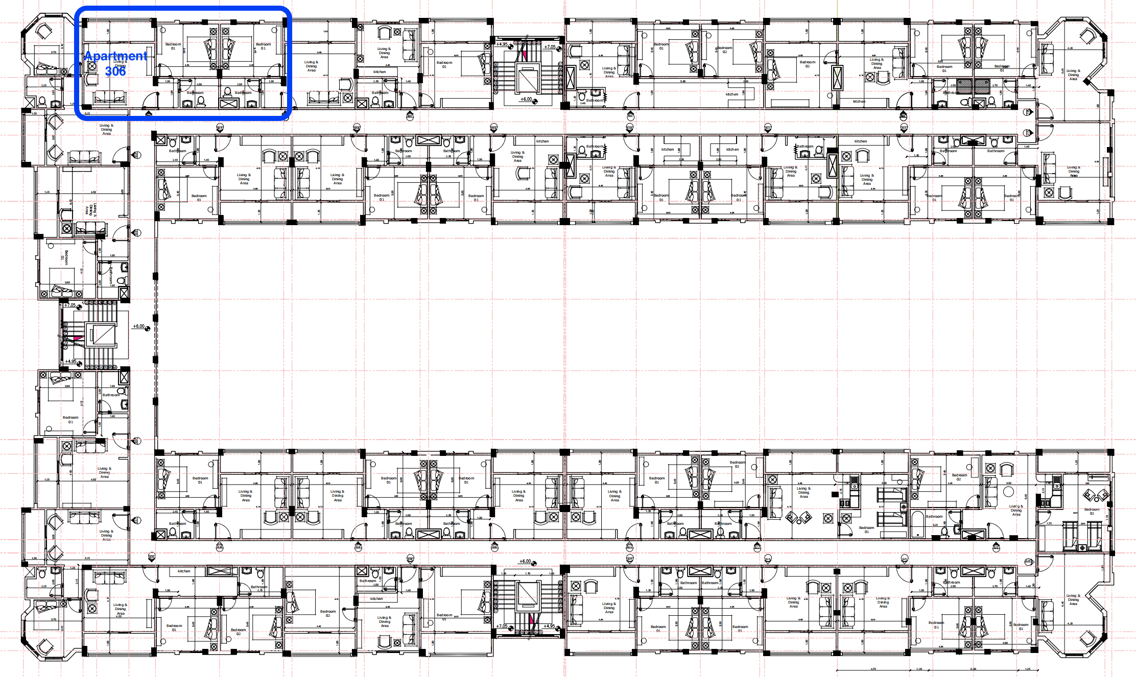 Sea view Aqua La Cascata resort with panoramic sea vistas