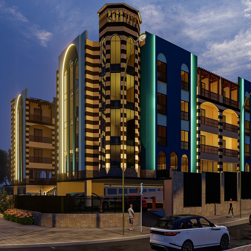 🌴 Aqua La Cascata | 1-Bedroom Apartment with Aqua Park View 