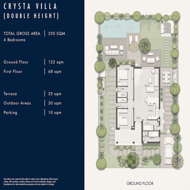 Crysta 4 bedroom Villa