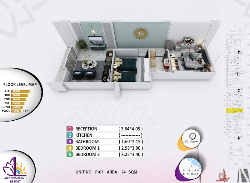 Modern 2-Bedroom Apartment Unit