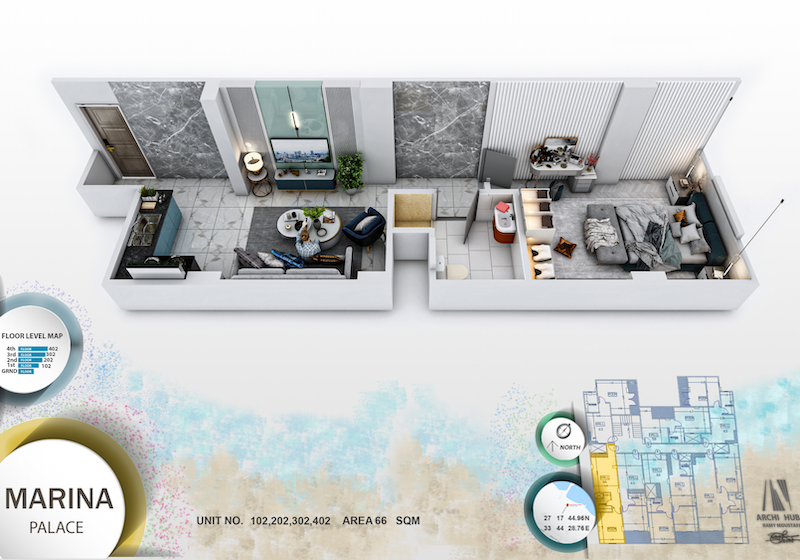 Marina Palace Apartment Street Views