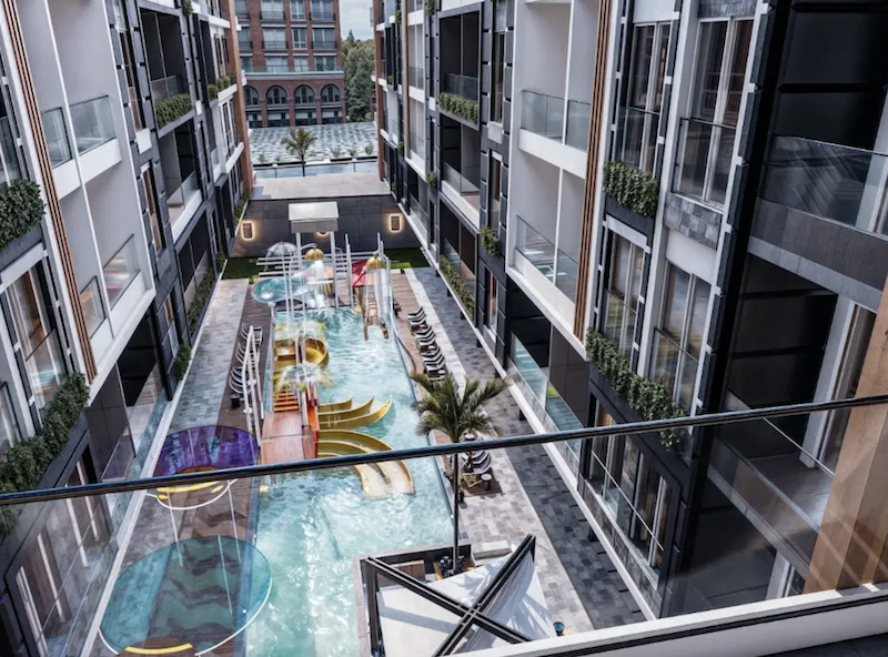 Mark Resort Modern Apartment Complex 