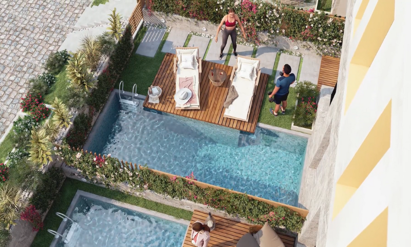 Luxury 2-Bedroom Roof Unit at Lazuli Resort, Hurghada