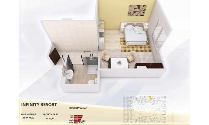 Studio at Aqua Infinity Resort