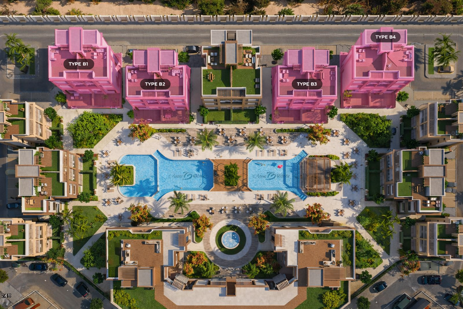 Arena Blanca – Modern 2 Bedroom Unit