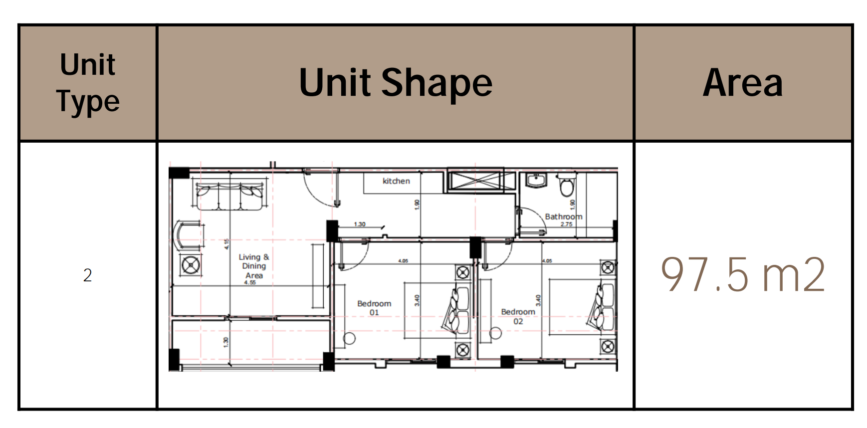 La Cascata Aqua – Top Floor 2BR Sea-View Apatment