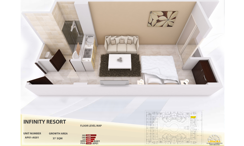 Affordable Studio in Aqua Infinity Hurghada