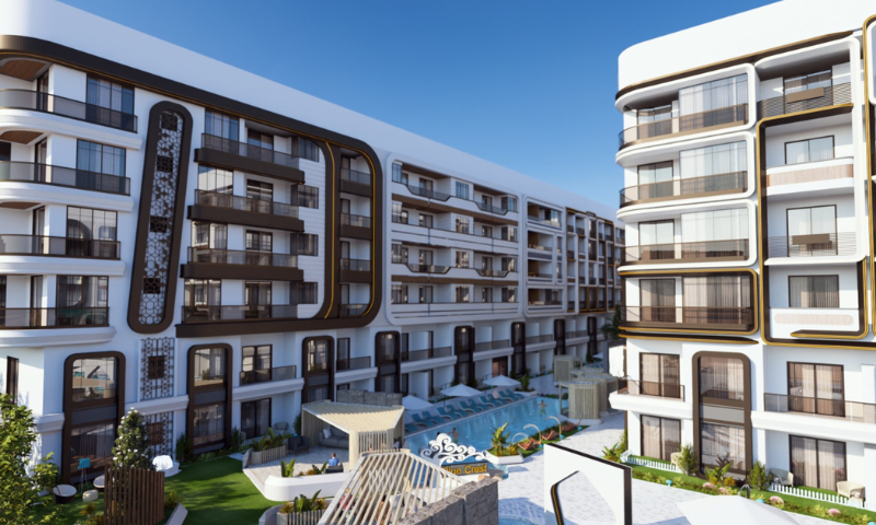 Blue Crest: Modern 1-Bed Apartment, 50 sqm