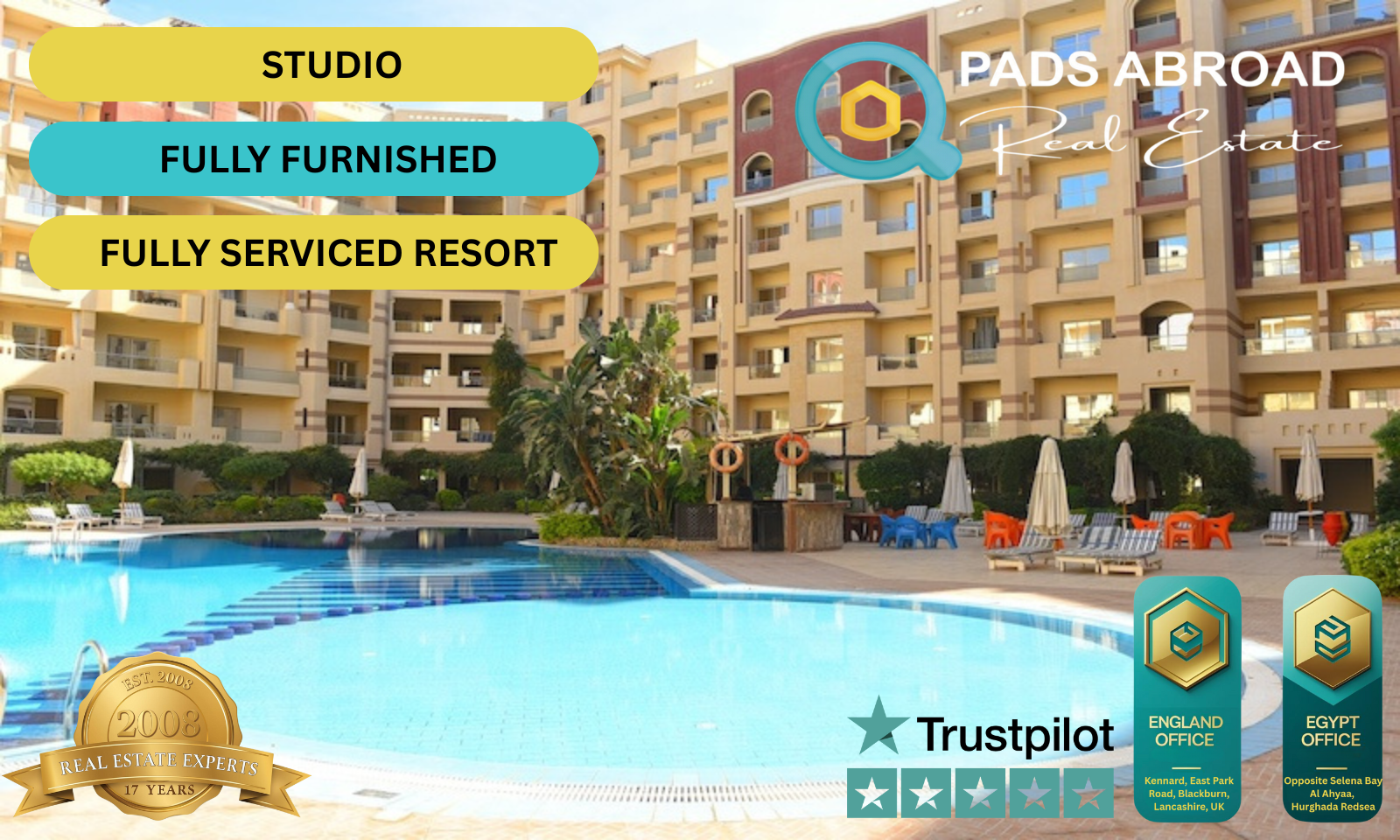 Florenza Khamsin Resort – Elegant Poolside Studio