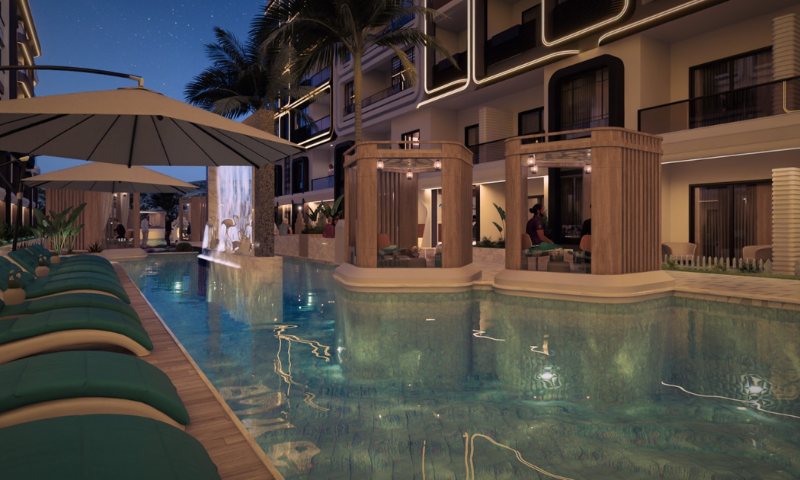 Prime Blue Crest Residence: The Ideal 1-Bed