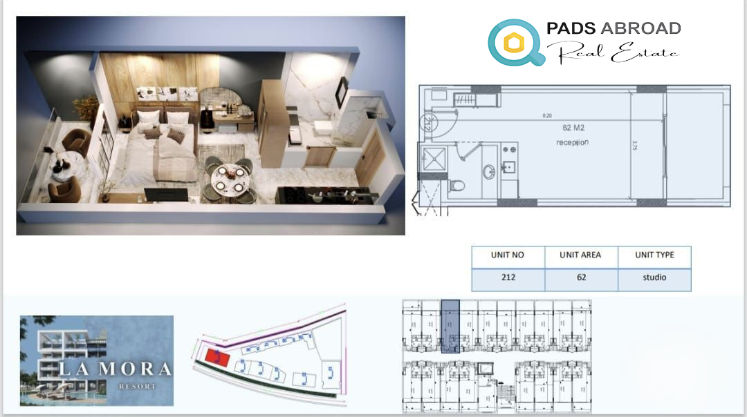 La Mora Resort – Modern Studio Apartment