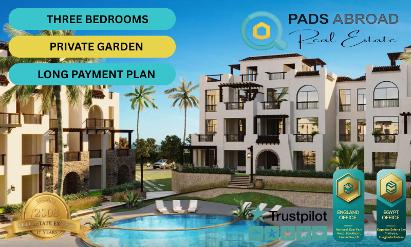 Cala Sahl Hasheesh – Signature 3-Bedroom Garden Residence