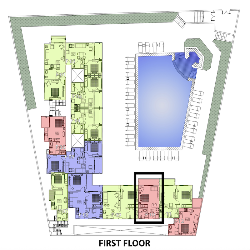 Studio Almaza Suites Modern Complex