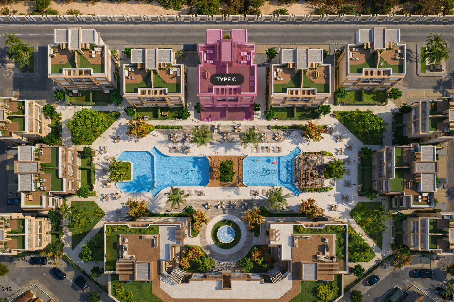 Luxury 3-Bedroom Apartment | Arena Blanca