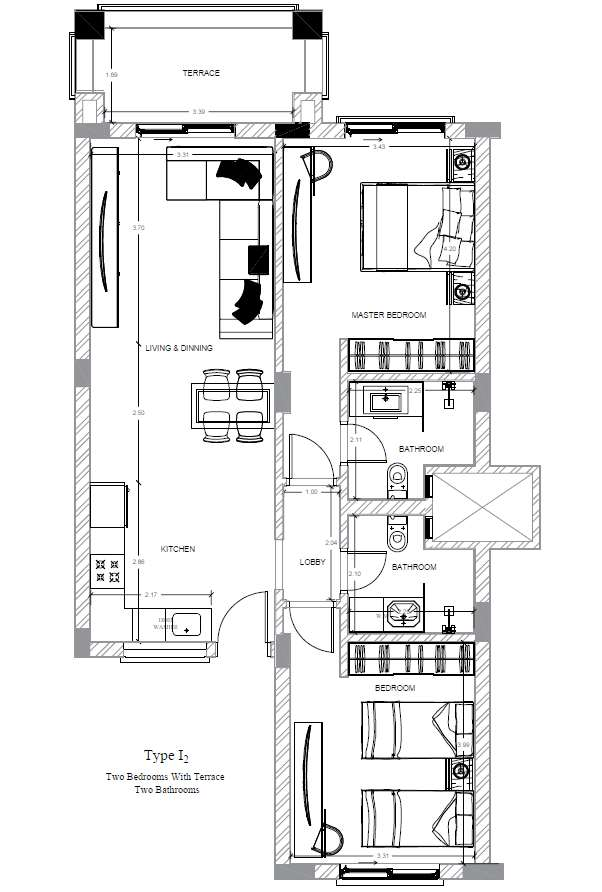 Two-Bedroom Apartment at coveted Veranda Sahl Hasheesh