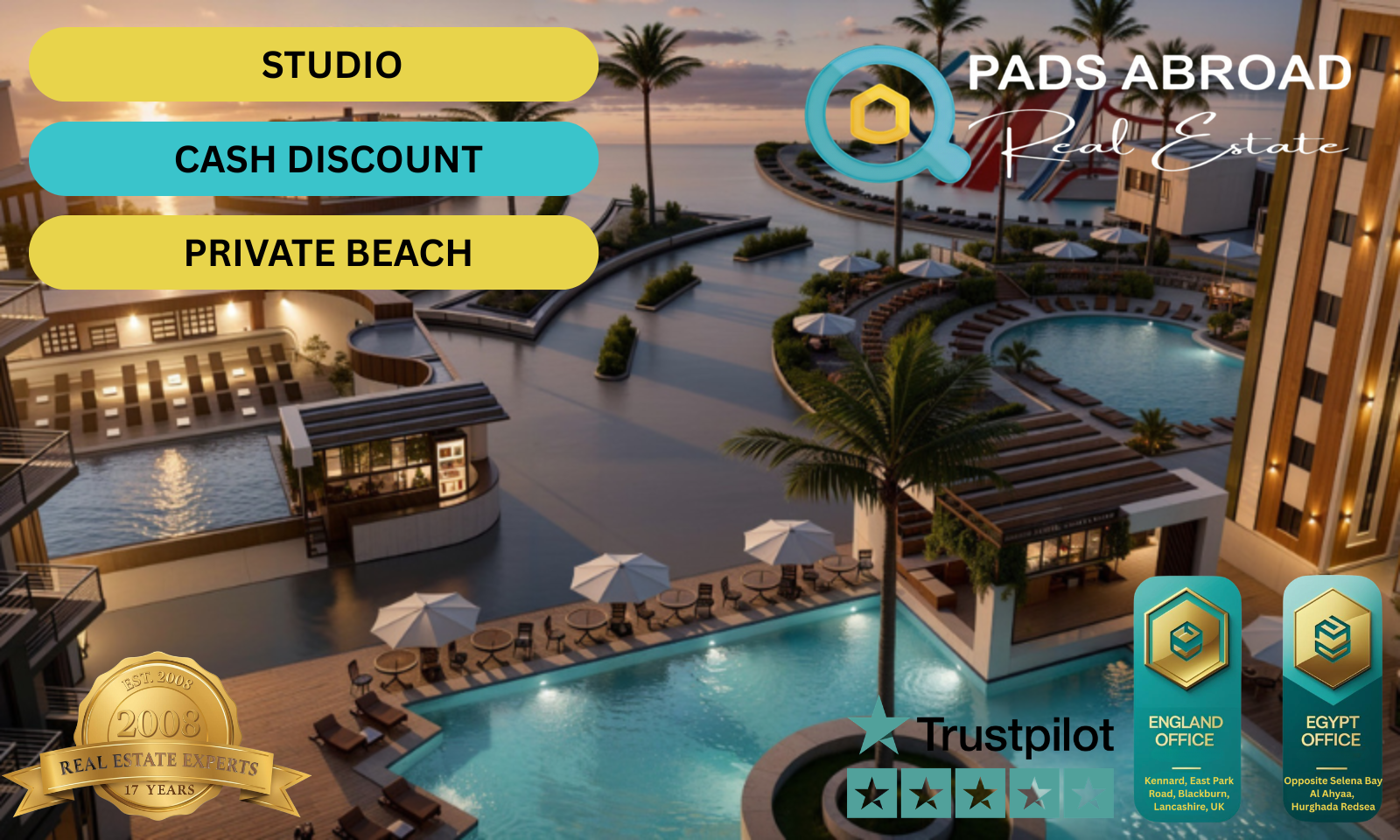 Hayat Beach Resort — Ground Floor Studio