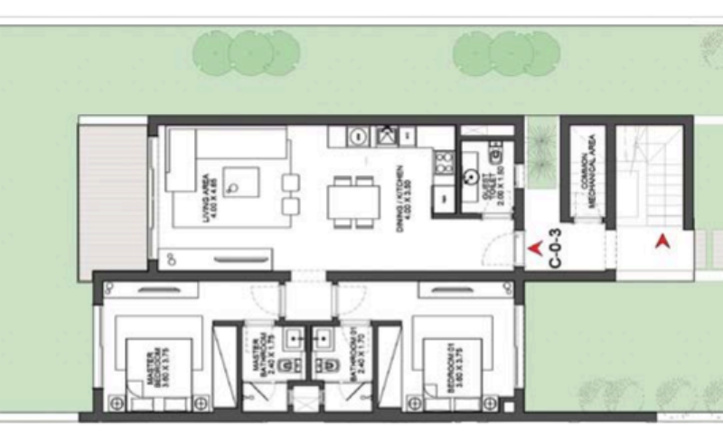 2-Bedroom Garden Chalet for Sale in Kamaran El Gouna | Ground Floor