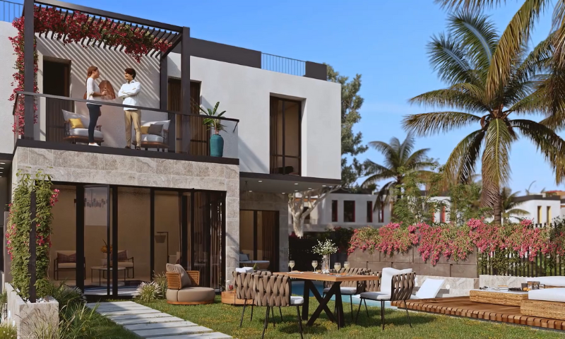 Modern 1-Bedroom Apartment with Private Garden – Lazuli Resort