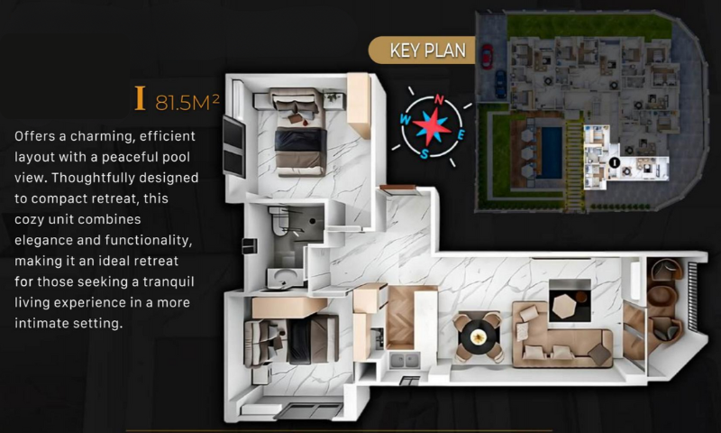 Modern Two-Bedroom Apartment