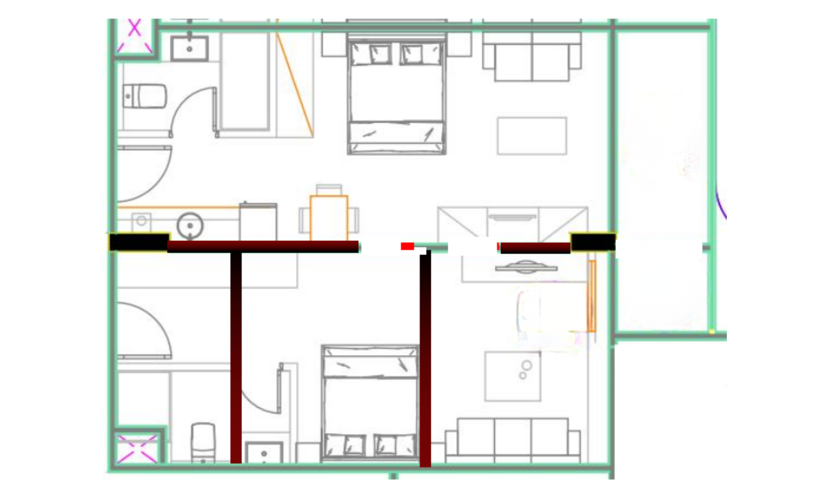 La Gouna Resort — Elegant 2 Bedroom Pool-View Residence