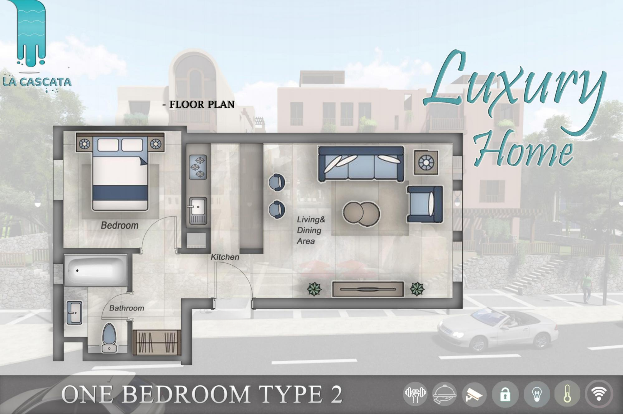 La Cascata – Premium 1 Bedroom Apartment
