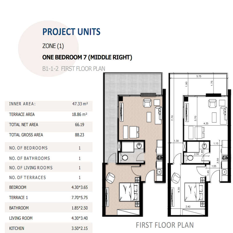 1 Bedroom Modern Luxury Townhouse