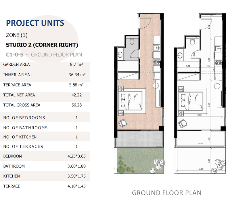 Modern Luxury Studio Apartment