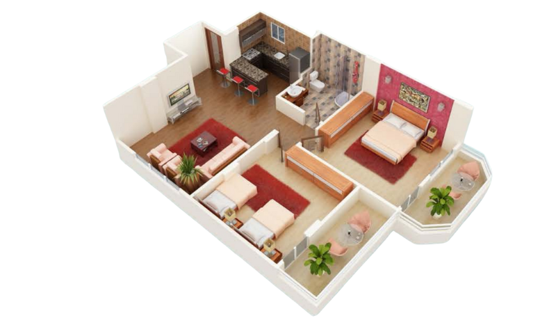 Amasya Resort – 2 Bedroom Sea & Pool View Apartment