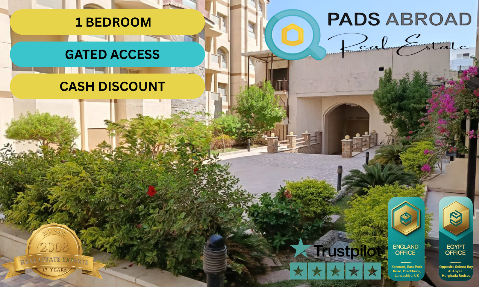 Resort-Style 1 Bedroom Apartment | Florenza Khamsin