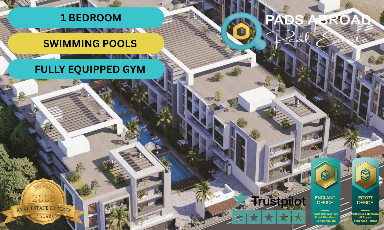 Clan Residences — Modern Pool-View 1-Bedroom