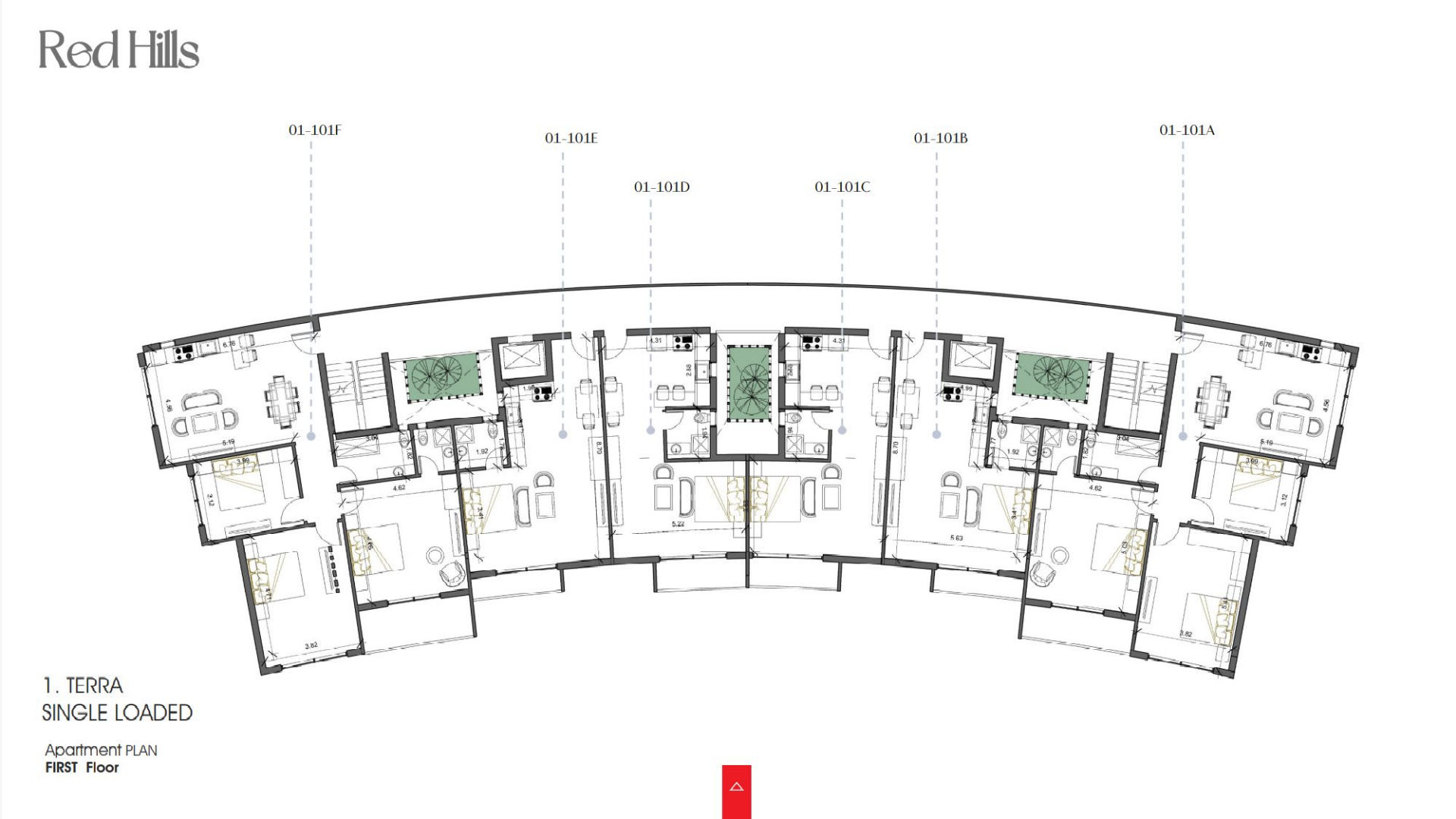 Fully Finished Studio in Red Hills